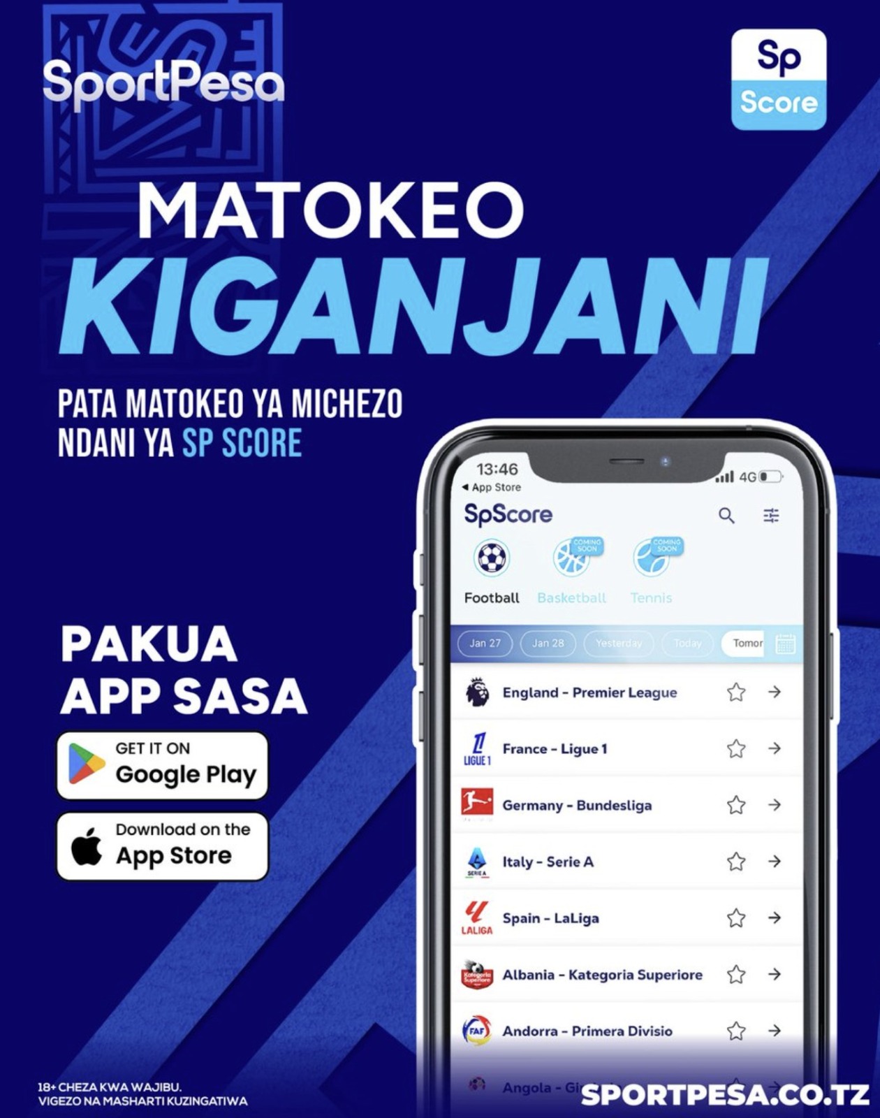 How SportPesa Tanzania’s SP Score is changing the way fans follow every match