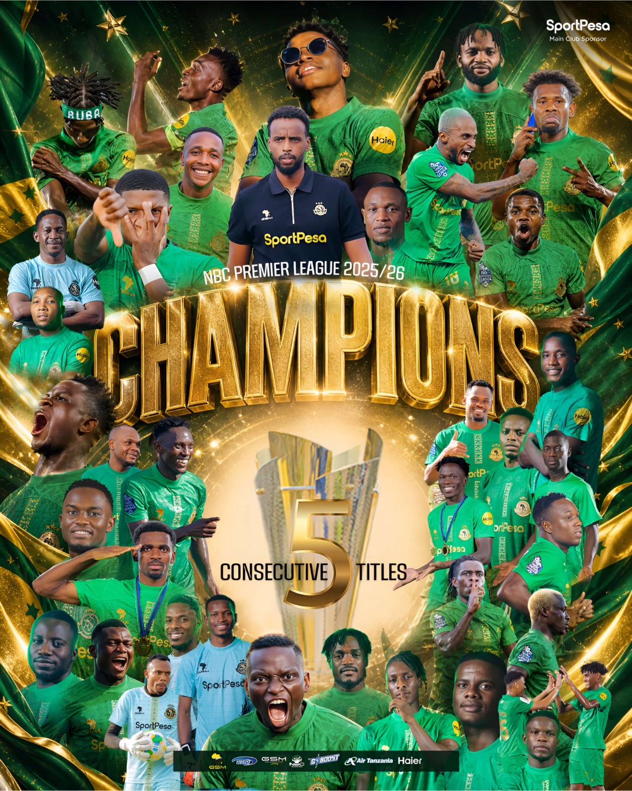 Yanga SC wins fifth straight title as SportPesa partnership supports long-term growth