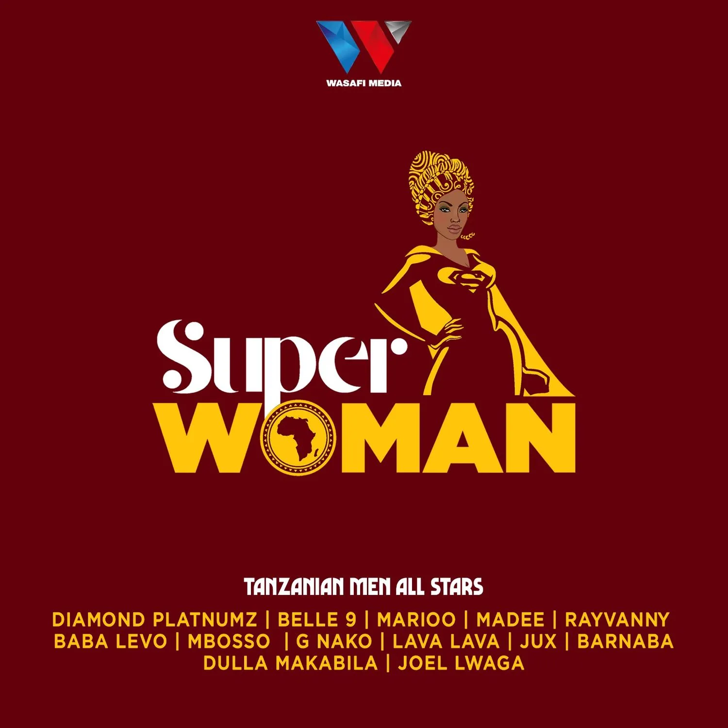 Diamond Platnumz, Rayvanny, Madee, Jux, Mbosso, Belle 9, Marioo, Lava Lava, Joel Lwaga, G Nako, Barnaba & Baba L – Super Woman